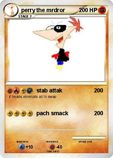 Pokemon perry the mrdror