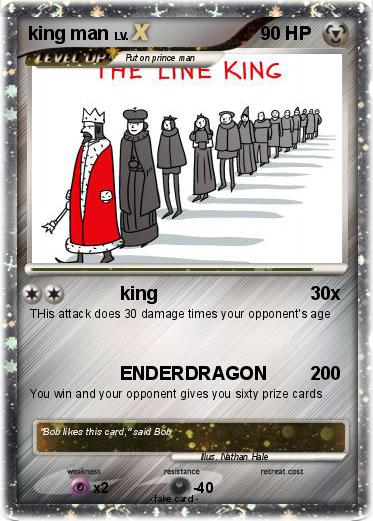 Pokemon king man
