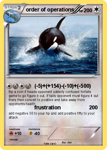 Pokemon order of operations