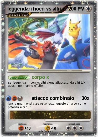 Pokemon leggendari hoen vs altri