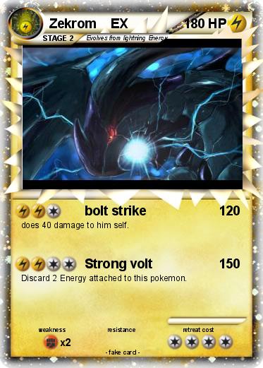 Pokemon Zekrom    EX