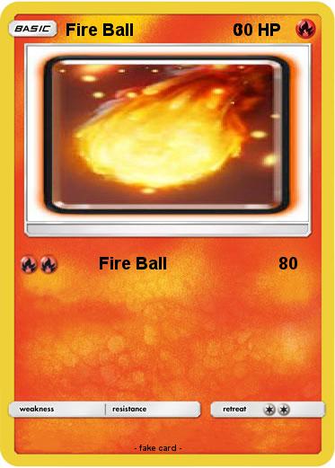 Pokemon Fire Ball                      0