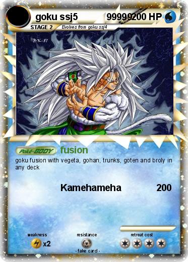 Pokemon goku ssj5           99999