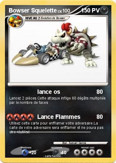 Pokemon Bowser Squelette