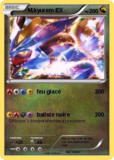 Pokemon M.kyurem EX