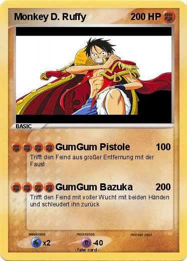 Pokemon Monkey D. Ruffy