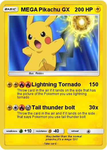Pokemon MEGA Pikachu GX