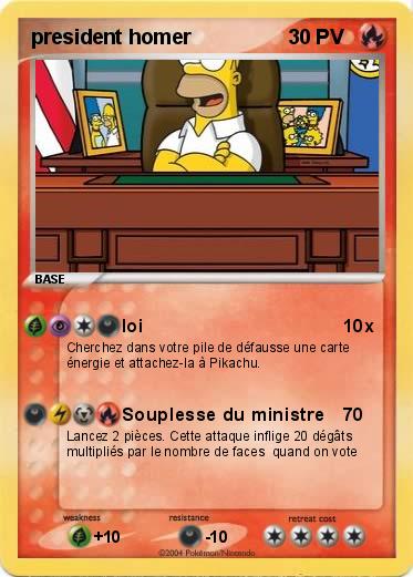 Pokemon president homer 