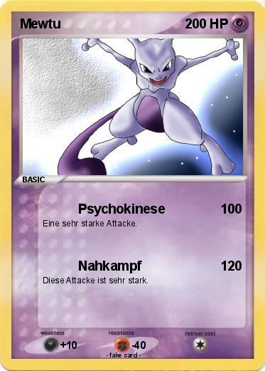 Pokemon Mewtu
