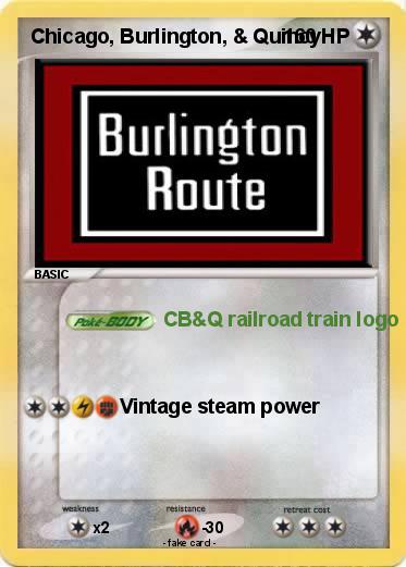 Pokemon Chicago, Burlington, & Quincy