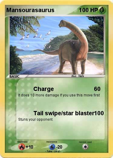 Pokemon Mansourasaurus