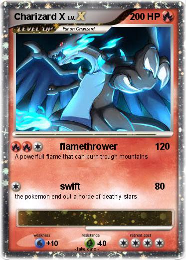 Pokemon Charizard X