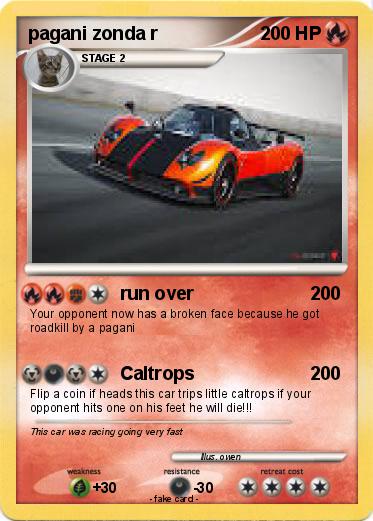 Pokemon pagani zonda r