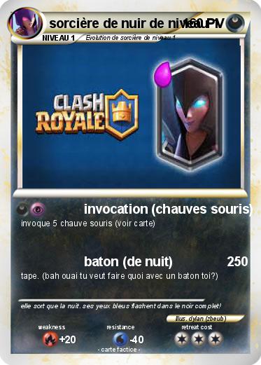 Pokemon sorcière de nuir de niveau 1