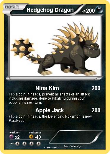 Pokemon Hedgehog Dragon
