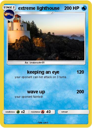 Pokemon extreme lighthouse