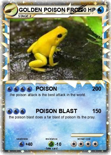 Pokemon GOLDEN POISON FROG