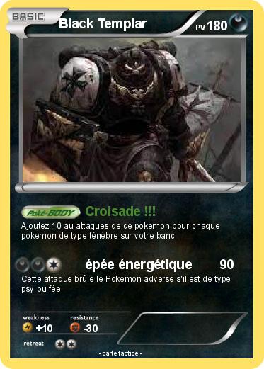 Pokemon Black Templar