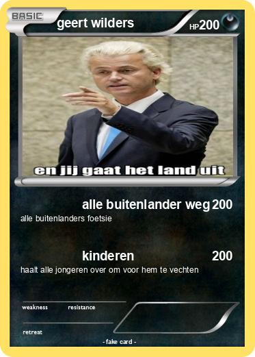 Pokemon geert wilders