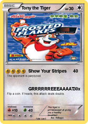 Pokemon Tony the Tiger