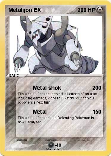 Pokemon Metalijon EX