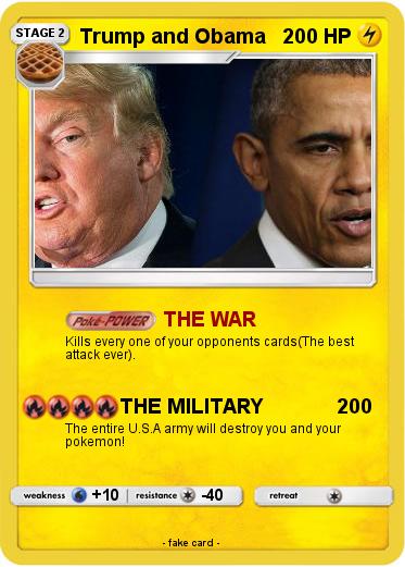 Pokemon Trump and Obama