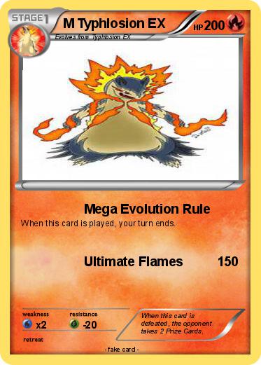 Pokemon M Typhlosion EX
