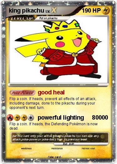 Pokemon king pikachu