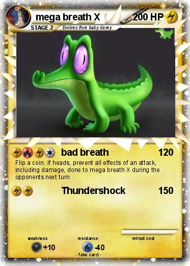 Pokemon mega breath X