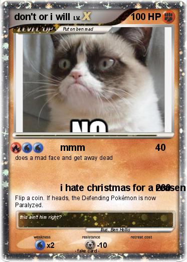 Pokemon don't or i will