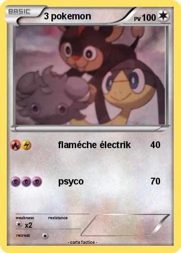 Pokemon 3 pokemon