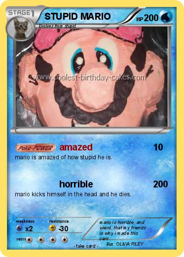 Pokemon STUPID MARIO