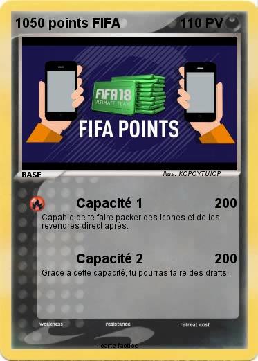Pokemon 1050 points FIFA