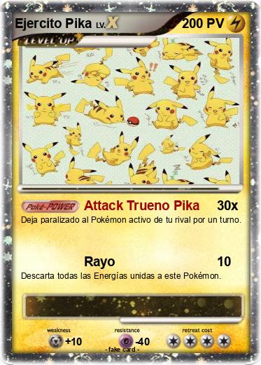 Pokemon Ejercito Pika