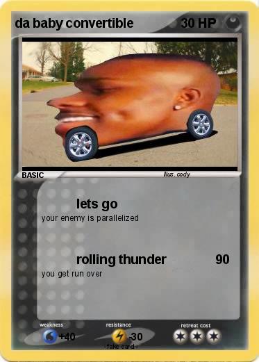 Pokemon da baby convertible