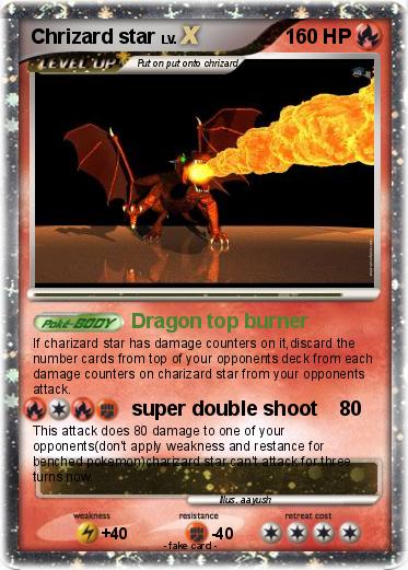 Pokemon Chrizard star