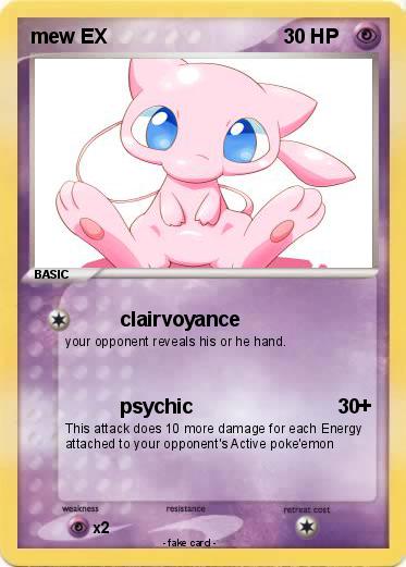 Pokemon mew EX