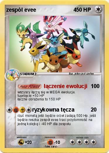 Pokemon zespół evee                         4