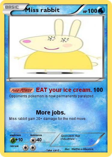 Pokemon Miss rabbit