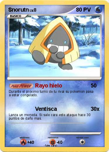 Pokemon Snorutn