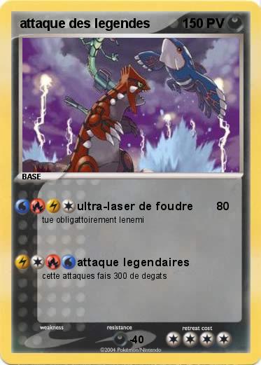 Pokemon attaque des legendes