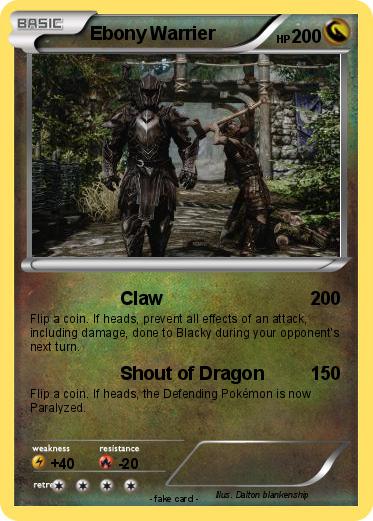 Pokemon Ebony Warrier