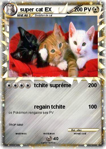 Pokemon super cat EX