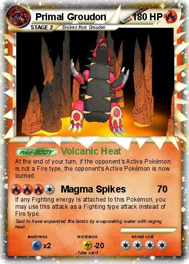 Pokemon Primal Groudon