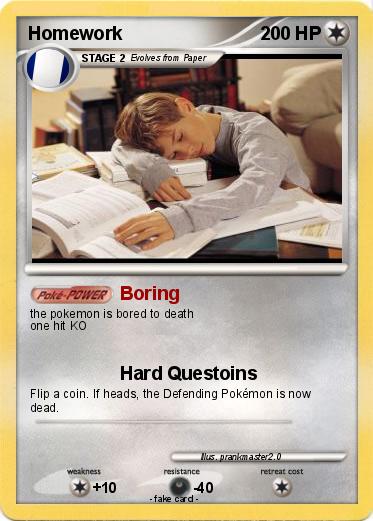 Pokemon Homework
