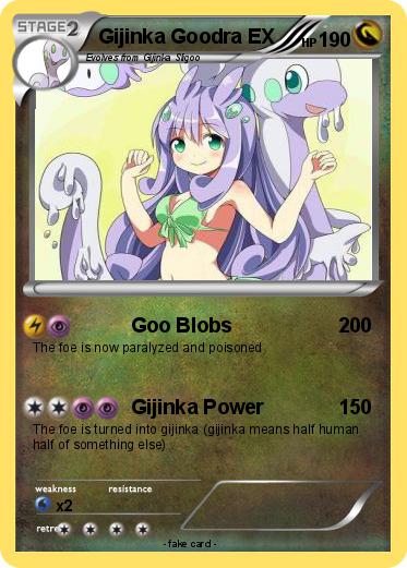 Pokemon Gijinka Goodra EX