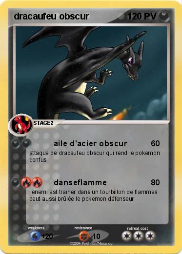 Pokemon dracaufeu obscur
