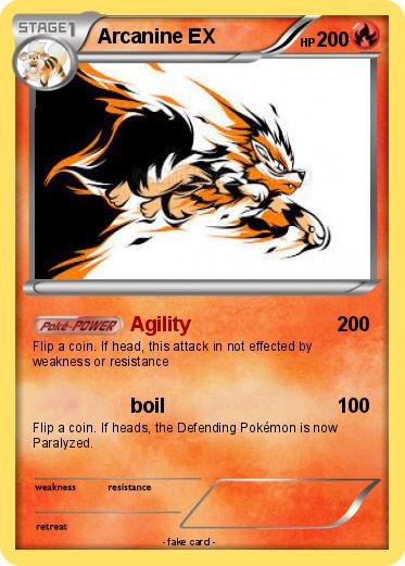 Pokemon Arcanine EX