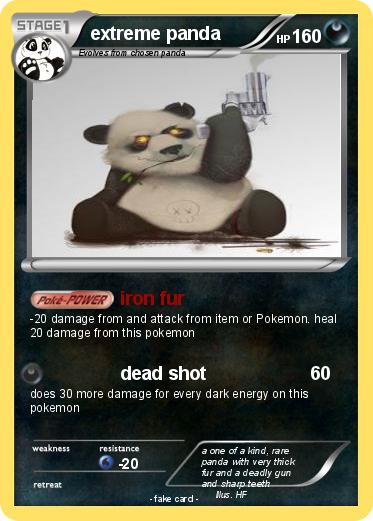 Pokemon extreme panda