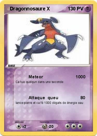 Pokemon   Dragonnosaure X                        
